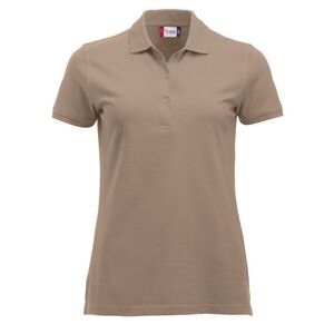 Clique Womens/Ladies Marion Polo Shirt / Caffe Latte